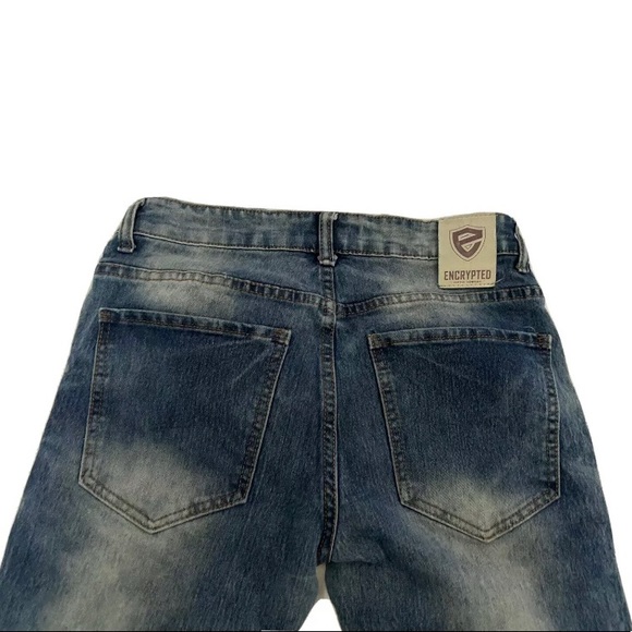 Encrypted Supply Company Men's 30x30 Acid Wash - Picture 4 of 4